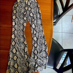 Similar to Jordan Taylor snakeskin coverup pants